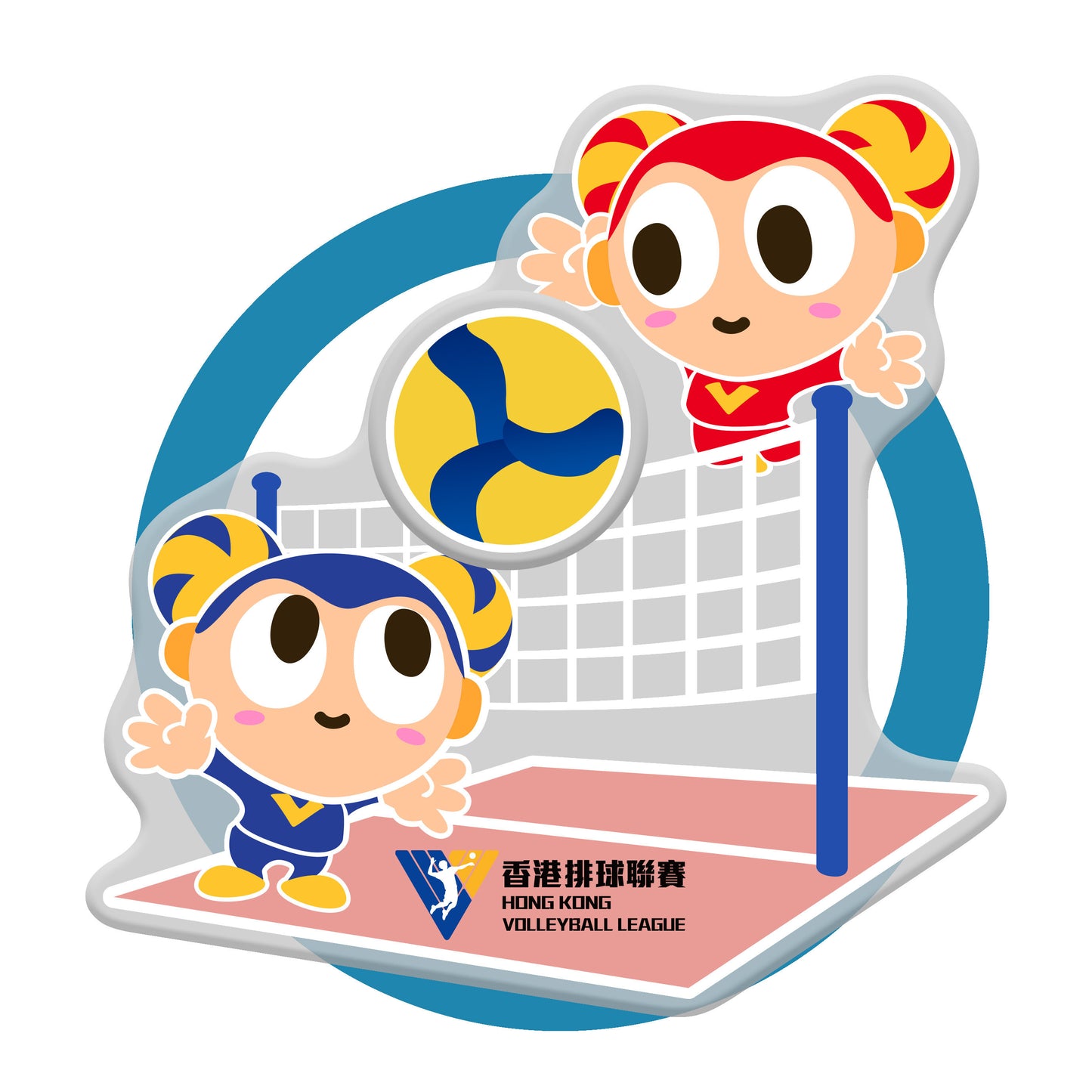 香港排球聯賽V-ba磁吸手機支架