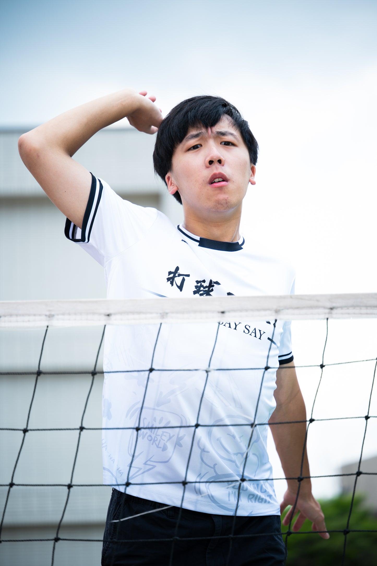 MTSPORTS X GINO幹話系列 聯乘排球服-白色