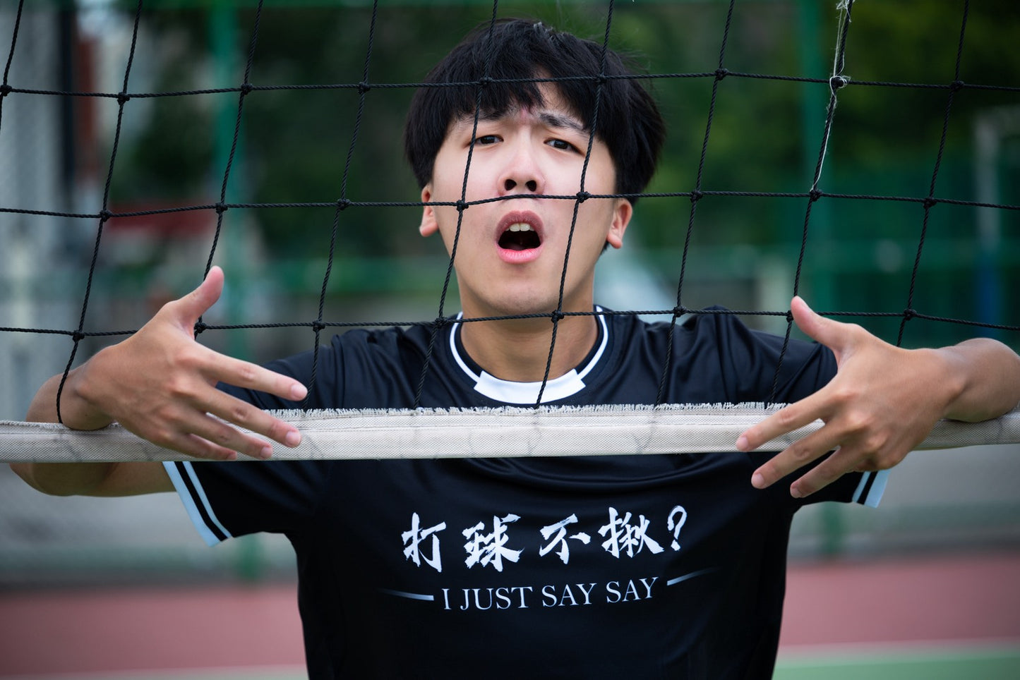 MTSPORTS X Gino幹話系列 聯乘排球服-黑色