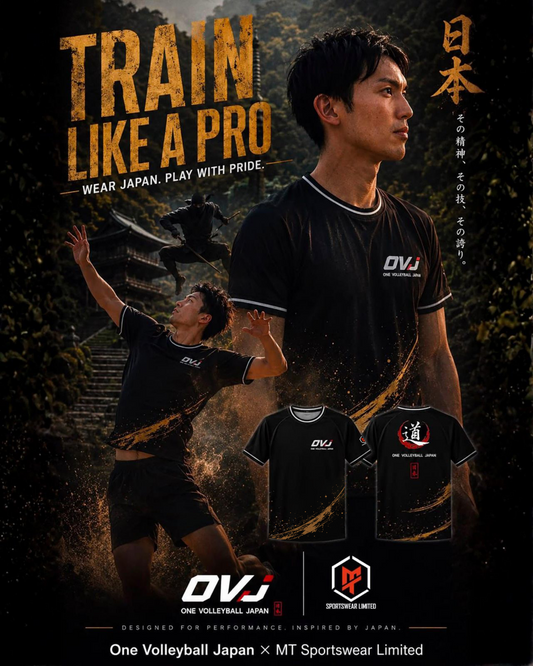 【PRE-ORDER】 MTSPORTSWEAR x ONE VOLLEYBALL JAPAN Performance Tee