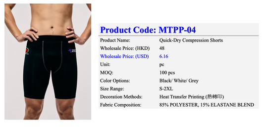 Quick-Dry Compression Shorts