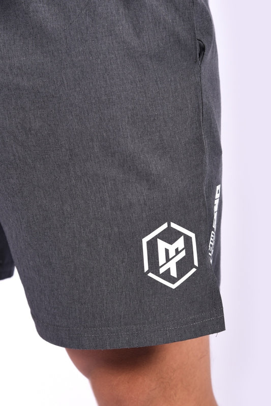 【MT休閑】深灰運動短褲 #拉鍊口袋 [MT UrbanFit] Dark Gray Athletic Shorts #Zipper Pockets