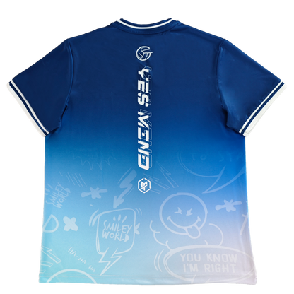 MTSPORTS X GINO幹話系列 聯乘排球服-藍色