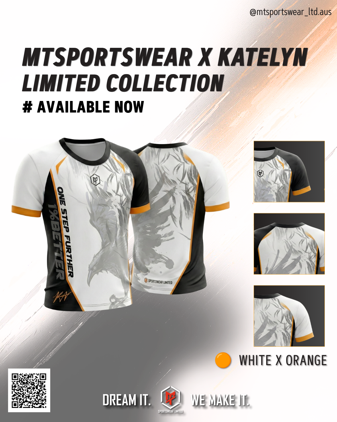 MTSPORTSWEAR x KATELYN 1% Better Performance Tee