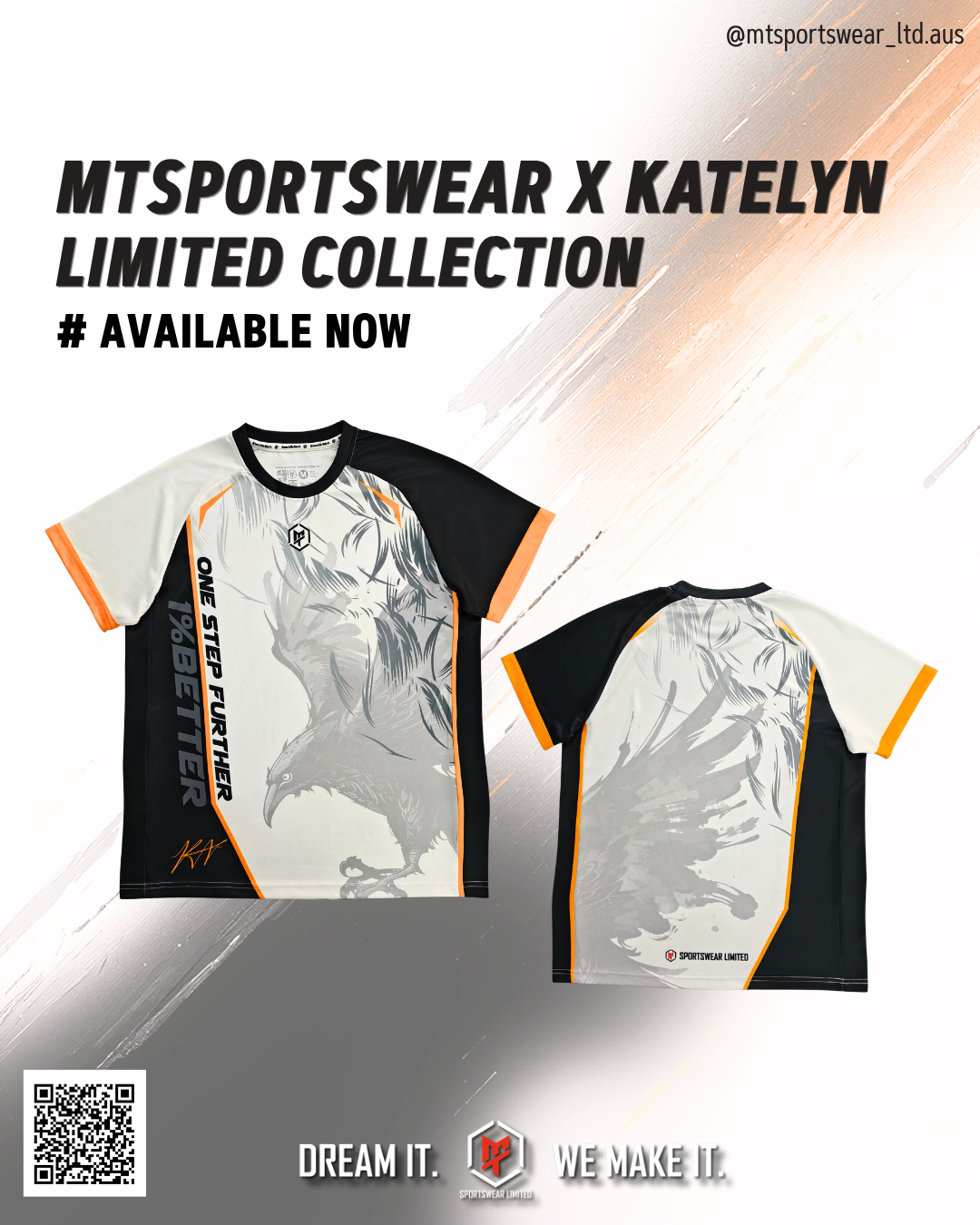 MTSPORTSWEAR x KATELYN 1% Better Performance Tee