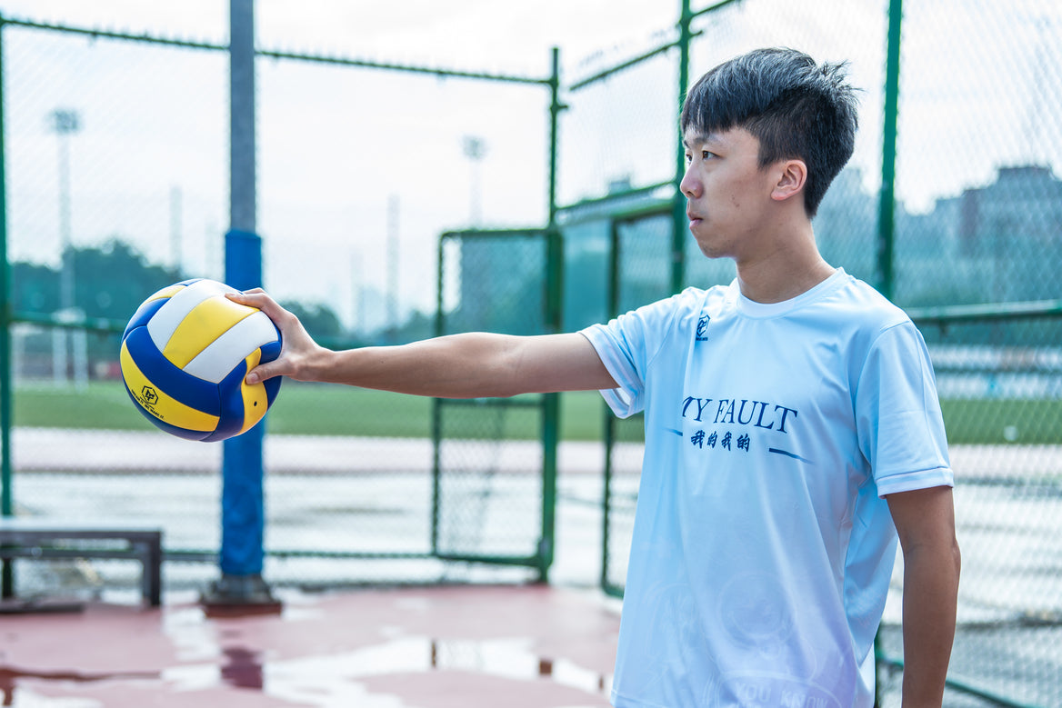 《聖誕節限定系列》MTSPORTS X Gino幹話系列 聯乘排球服 - 寶寶藍