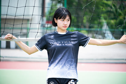 MTSPORTS X Gino幹話系列 聯乘排球服-黑色