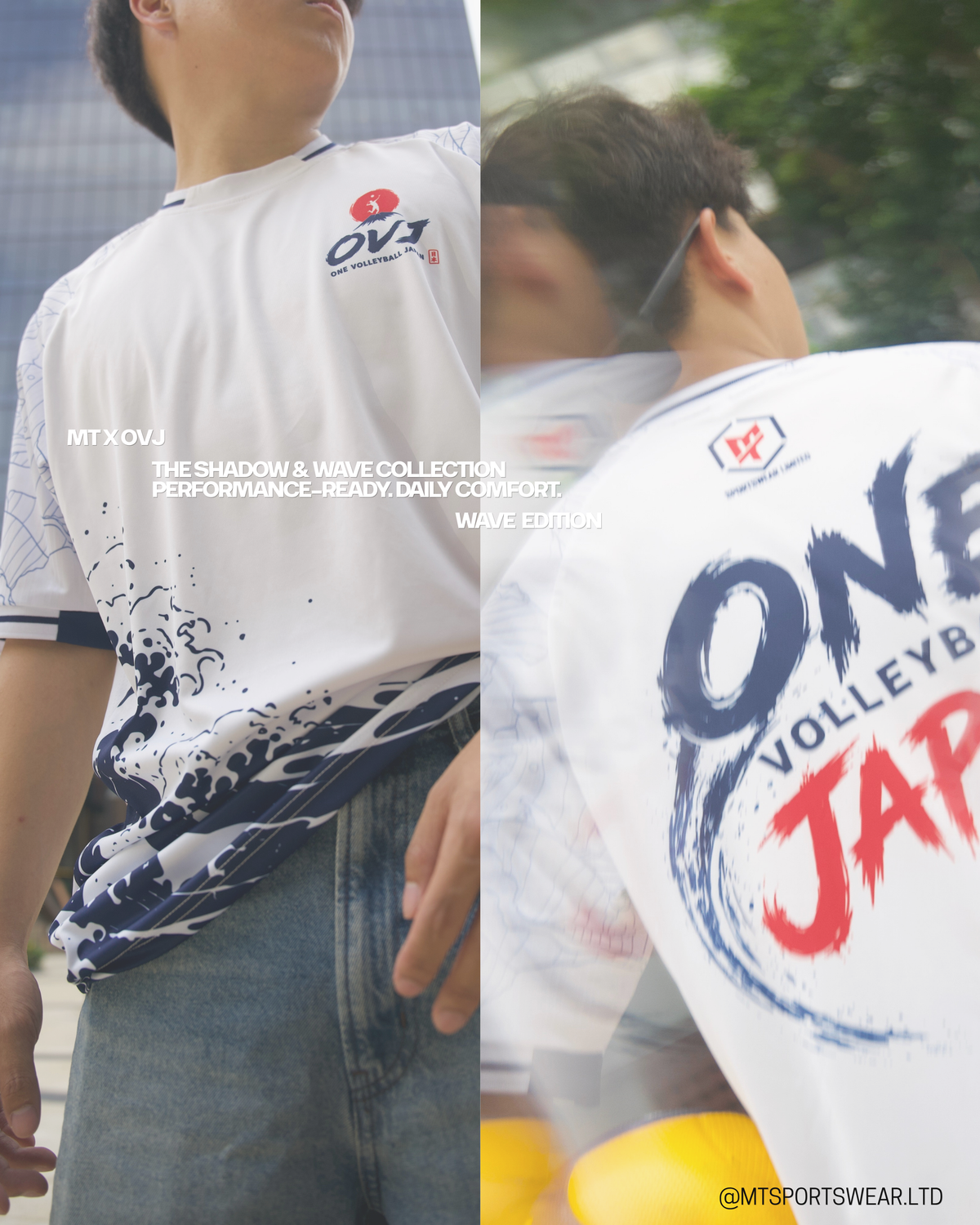 【PRE-ORDER】 MTSPORTSWEAR x ONE VOLLEYBALL JAPAN Performance Tee