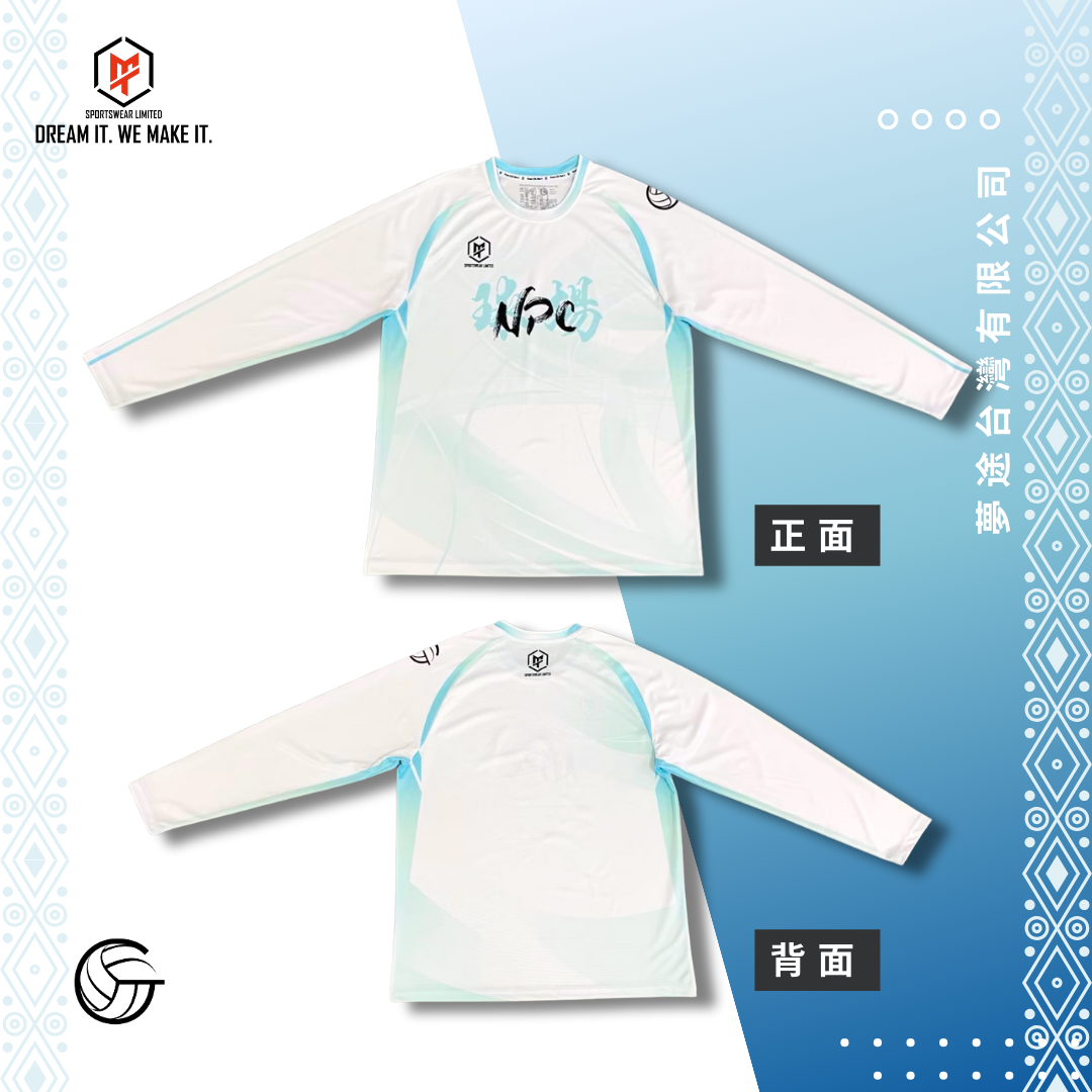 《聖誕節限定系列》MTSPORTS X Gino 長袖Tee「球場NPC」