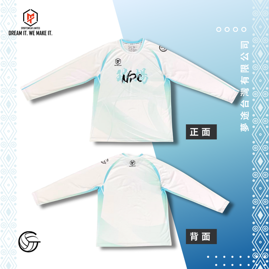 《聖誕節限定系列》MTSPORTS X Gino 長袖Tee「球場NPC」