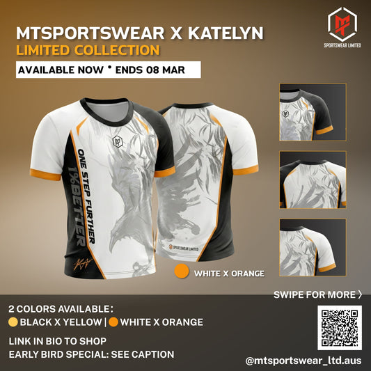 MTSPORTSWEAR x KATELYN 1% Better Performance Tee