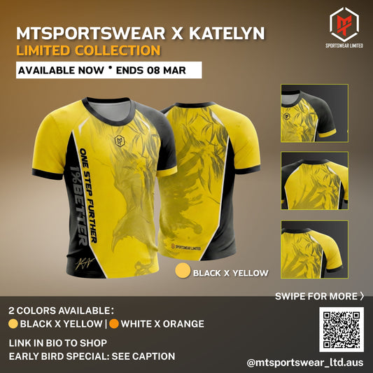 MTSPORTSWEAR x KATELYN 1% Better Performance Tee