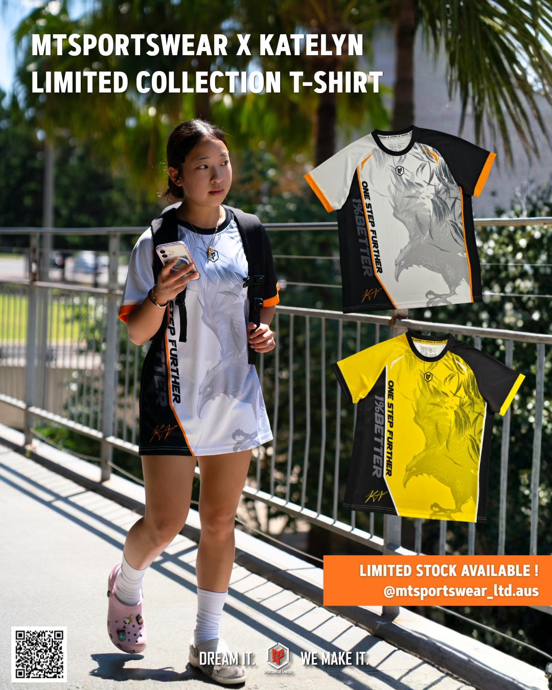 MTSPORTSWEAR x KATELYN 1% Better Performance Tee